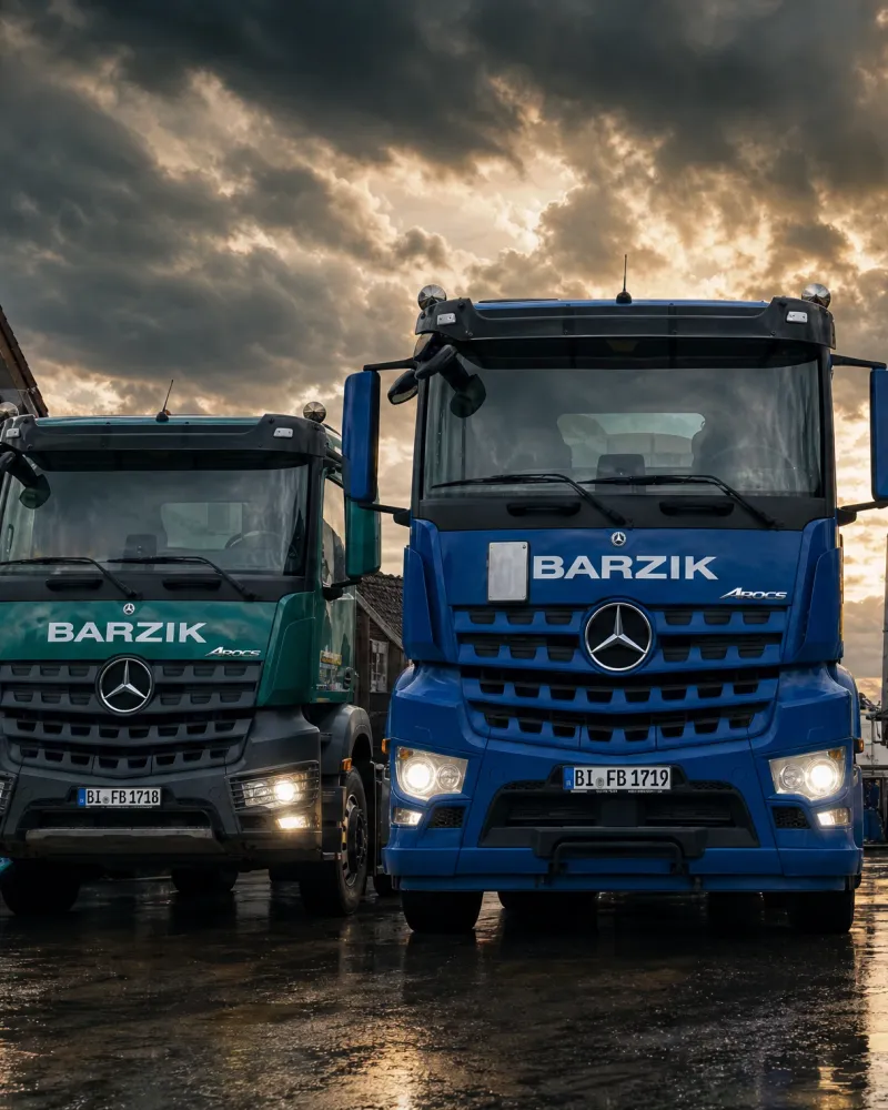 Der Fuhrpark von FB Erdbau & Transporte